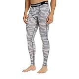 COOLOMG Mens Compression Pants Baselayer Sports Pants Leg Tights Men Boys Youth 20+ Colors Patterns