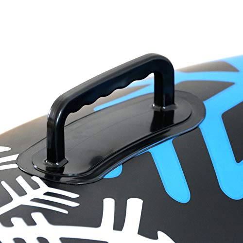 image for Kurala 47 Inches Inflatable Snow Tube with Handles for Sledding Heavy 