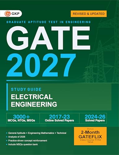 Image of GATE 2027 Electrical Engineering | Complete Study Guide with Theory, Practice Questions & Exam Strategy | By GKP