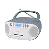 REFLEXION CD-Player mit Kassette und Radio für Netz- und Batteriebetrieb (PLL UKW-Radio, LCD-Display, AUX-Eingang…