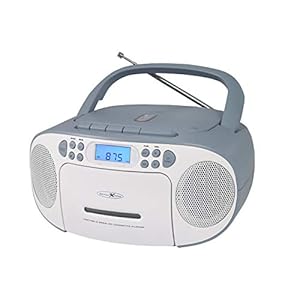 REFLEXION CD-Player mit Kassette und Radio für Netz- und Batteriebetrieb (PLL UKW-Radio, LCD-Display, AUX-Eingang…