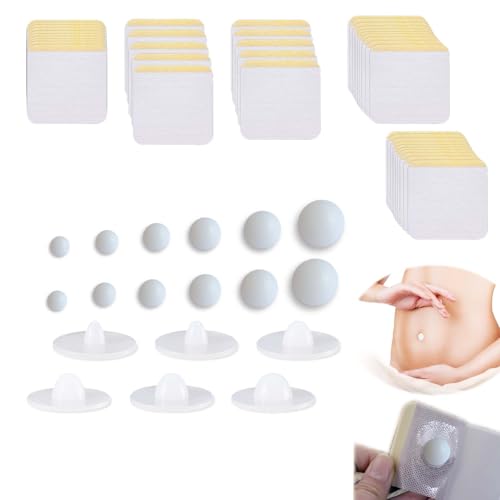30PCS Soft Silicone Belly Button Plug for Tummy Tuck Recovery - Assorted Sizes, Comfort Fit, Premium Material