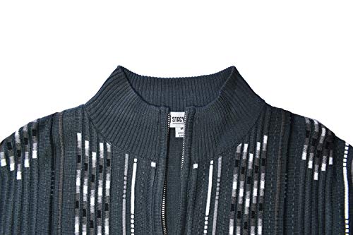 STACY ADAMS Men's Sweater, Vertical Arrow Jacquard2