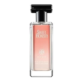 Avon Sweet Honesty Cologne - 1.7 fl. oz. - Soft Floral Womens Perfume Designer Scent - Clean Fragrance with Lily of the Valley, Soft Rose & Fresh Cedarwood - Sweet Honesty Avon Perfume for Women Gift