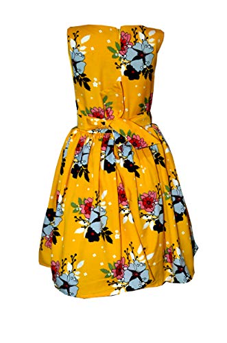 Image of Casual Frock for Baby Girls,Blue Printed and Olive Printed,Pack of 2