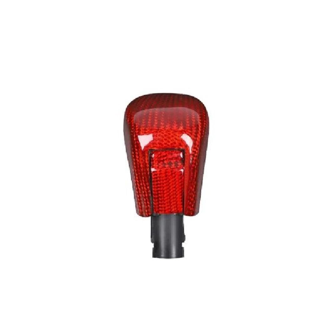 Hyasdbwe Red For Civic 10Th 2016-2021 Fc1 Fk4 Fk7 Fk8 Car Carbon Fiber Gear Shift Lever Replacement Gear Shift Knob Gear Shifter Parts(Red)
