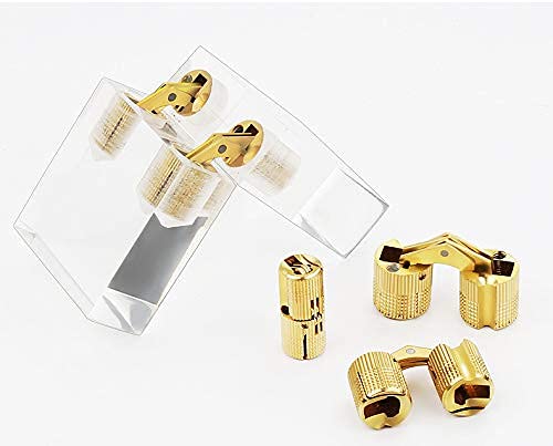 10Pack 10Mm Invisible Brass Barrel Hinges Hidden Concealed Furniture Hinges 180 Degree Opening Angle For Diy Jewelry Box Hand Craft #TOP5