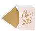 Hallmark Signature Graduation Greeting Card for Female (Pink Gold Class of 2018)