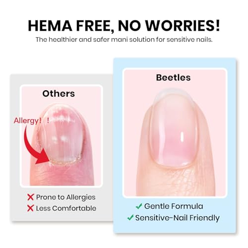 Image of Beetles 2Pcs 15ml Hema-Free Nail Glue Gel for Acrylic Nail Tips