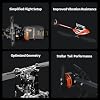 OMPHOBBY M2 EVO MK2 RC Helicopter for Adults Dual Brushless Motors Direct-Drive 6 Channel RC Helicopters Outdoor, Superior 3D Remote Control Plane Gifts Newly Upgraded Mini Drone BNF White