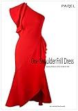 one shoulder dress long  One Shoulder Ruffle Dress, Sewing Pattern, Size UK 8-16 (EU 42-50) (English Edition)