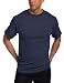 Soffee Men's Classic 100% Cotton Short Sleeve T-Shirt Navy Large