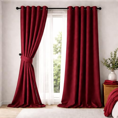 Image of LU8MERA Blackout Parent (Ruby Wine, Extra Tall (11 ft x 4.5 ft), Solid)