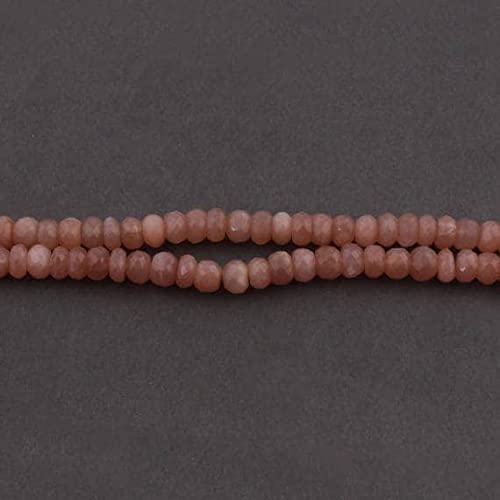 Perles pierre de lune pêche 8mm de qualité supérieure pour création