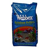 Webbox Floating Rainbow Pellets Carp Koi Pond Fish Food 30kg Deal