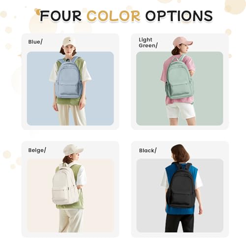 HYC00 Schulrucksack Teenager Mädchen Schultasche Jungen Schultaschen Mädchen College Rucksack Schule Schulranzen Rucksack Damen Casual Travel Daypack School Backpack für Reisen,Schwarz
