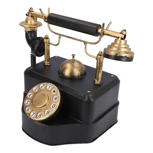 Téléphone antique cadran rotatif décoration rétro vintage maison - 6
