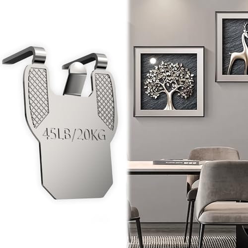 Picture Hangers 10Pcs Picture Hanging Kit for Drywall Heavy Duty Claw Picture Hanging Hooks-No Damage, Easy Install Picture Hanging Hardware for Frames, Mirrors, Art & Home Office Decor