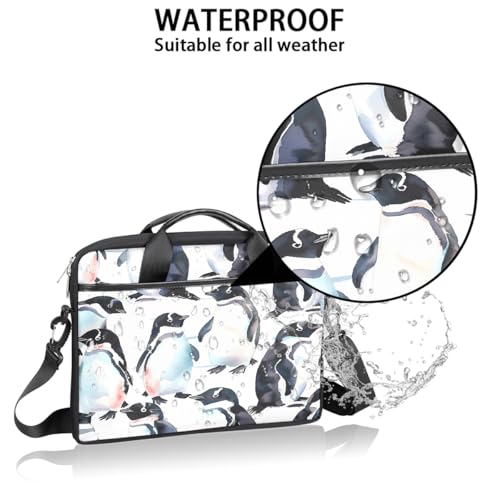 Bolsa para Laptop 15 Pulgadas con Estampado de Pingüinos miniatura 3