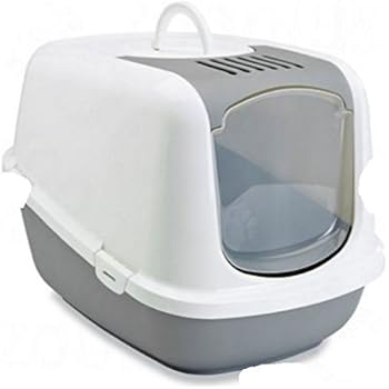 enclosed cat litter tray