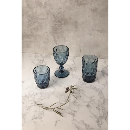 Miniatura 2 de San Ignacio Juego De 12 Vasos De Cristal De 260ml Azul