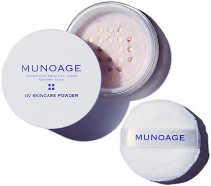 Amazon Co Jp Munoage Uvスキンケアパウダー 6g 日焼け止めパウダー Spf50 Pa 紫外線対策 素肌のような仕上がり 微粒子パウダー くすみ 毛穴カバー 透明感アップ 保湿 敏感肌 メイク直し メイクしない日に 専用パフ付き ミューノアージュ お得な2個セット