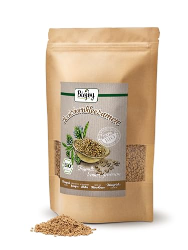 Foto von Biojoy BIO Bockshornkleesamen, ganz, indisch, Bockshornklee Tee, 1 kg
