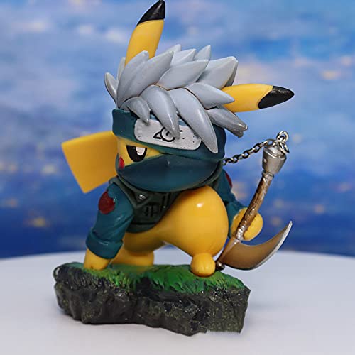 Naruto Action Figure Pikachu Cosplay Anime Statue Collection Exquisite PVC Model Toy Gift (2Kakashi) Naruto Action Figure Pikachu Cosplay Anime Statue Collection Exquisite PVC Model Toy Gift (2Kakashi)