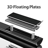 K&K Hair Straighteners for Women, Professional Straightener and Curler 2 in 1,100% Pure Titaniuam with Nano Ceramic Tourmaline Coating Plate, 130-230°C Dual Voltage Flat Iron UK Plug, Black - Image 5