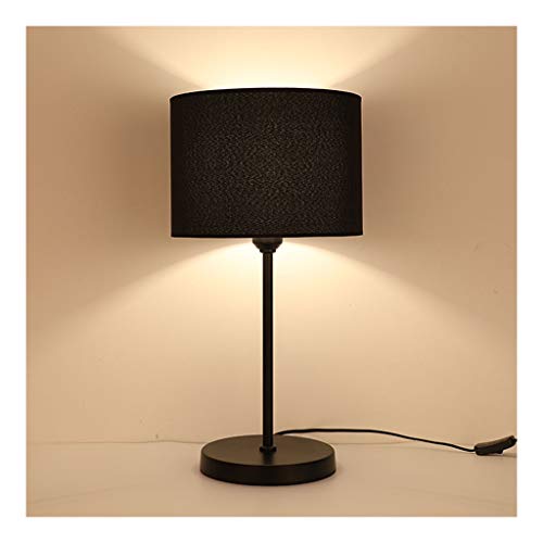 Preisvergleich Produktbild -Tischlampe Tischlampe - Moderne Minimalism-Schreibtisch-Licht, Stoff Galvanischmiedeeisen, E27 * 1 Dimming Switch, Wohnzimmer Schlafzimmer Arbeitszimmer Büro Nachttischlampe (Color : B)