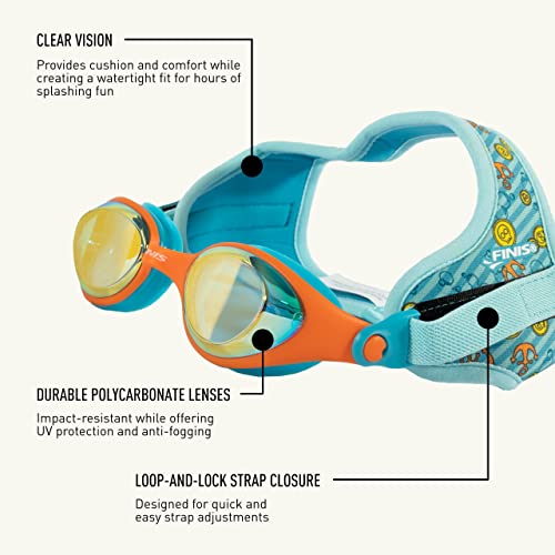 FINIS Dragonflys Kids Swimming Goggles, Treasure - Image 4