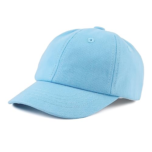 XIAOHAWANG Baby Baseball Cap Jungen Kinder Basecap Mädchen Atmungsaktiv Sommermütze UV Schutz Baseballkappe Klassische Sommer Cappy(Blau,54cm)
