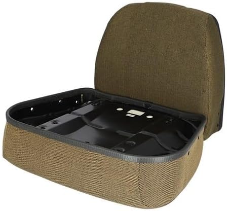 Seat Cushion Set - Fabric Dark Brown fits John Deere 4230 4850 4320 4640 7200 6620 9600 4055 4455 4840 9400 4250 4630 6600 4030 4430 4650 7700 9610 4040 4440 4755 8430 7720 2355 4050 4450 4240 9500