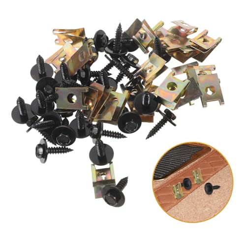 Clips tornillos para solucionar desprendimientos en paneles con este kit de 60 piezas 4
