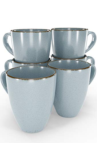 Pure Living Service de table, ensemble de vaisselle en porcelaine, 18 pièces Cover