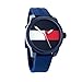 Tommy Hilfiger Men's Quartz Plastic and Rubber Casual Watch, Color:Blue (Model: 1791322)