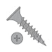 #10 x 3 3/4" Fine Drywall Screws/Phillips/Bugle Head/Steel/Black Phos (Carton: 800 pcs)