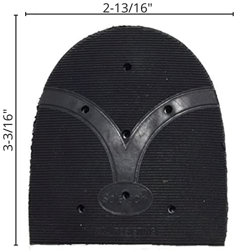 SoleTech Original Cowboy Heels 3/8" w/Washers - Size 9 Black4