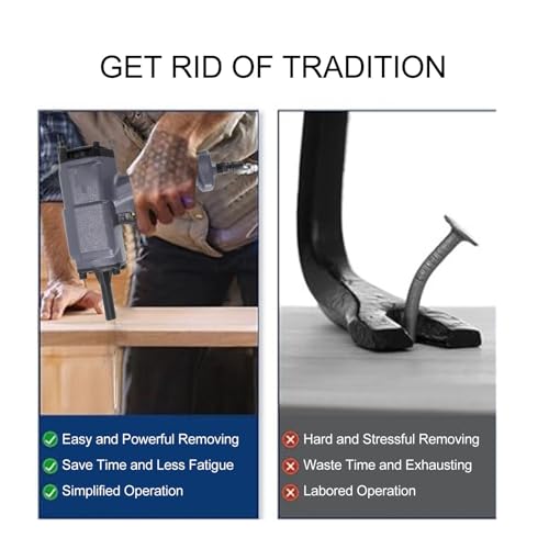 Pneumatischer Nagelentferner, Luftstanznagler, Hochleistungs-Pneumatik-Nagelzieher, Luftentnageler Zum Entfernen von Nägeln mit Einem Durchmesser von 1 Bis 5 Mm und Einer Länge