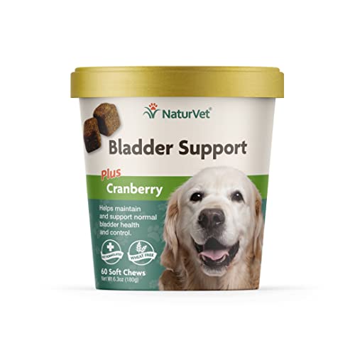 Naturvet Bladder Support Plus Cranberry For Dogs, 60 Ct Soft Chews, Made In The Usa #TOP16