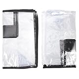 AKOOSY 2 Stück Transparente Kofferschutzhülle aus Langlebigem PVC Wasserabweisend und Kratzfest für Rollkoffer Wiederverwendbar und Leicht für Reisen und Staubschutz