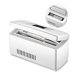 MIISAGS Enfriador de Insulina Estuche de Viaje Batería Incorporada Refrigerador Portátil de Medicina 10200 mAH Viaje a...