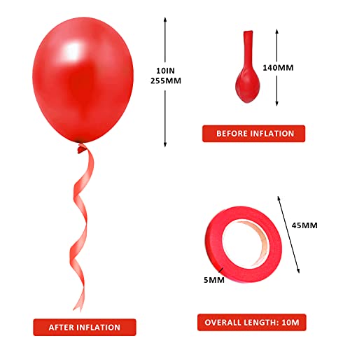 Confezione da 27 palloncini per feste con 3 rotoli...