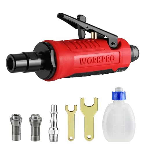 WORKPRO Air Die Grinder 1/4" 1/8", Mini Straight (25000 RPM)
