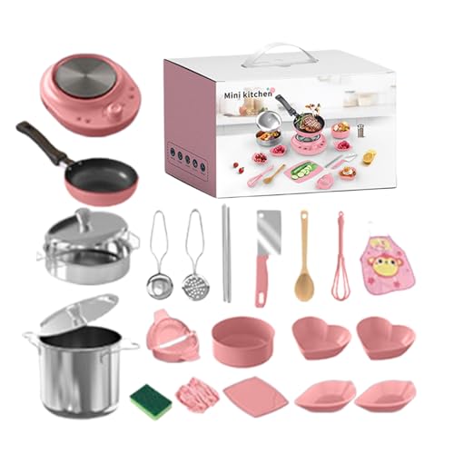 Accesorios De Cocina De Juguete - Juguetes de Cocina para Niños - Utensilios de Realistas Educativos para Juego de Roles en Hogar Guardería Aula