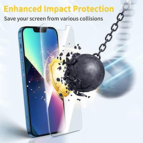 UNBREAKcable Screen Protector for iPhone 13 Mini[3-Pack],9H Hardness Tempered Glass for Apple iPhone 13 Mini, iPhone 13 Mini(5.4 Inch) [Bubble-free, Anti-scratch]- iPhone 2021 Release