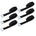 Fasmov 1" x 10' Lashing Straps Tie Down Straps up to 600lbs - Pack of 6, Black
