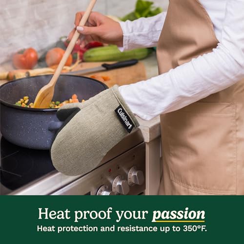 Image of Cuisinart Mini Oven Mitts, 2-Pack, Neoprene Grip, Heat Resistant 350F