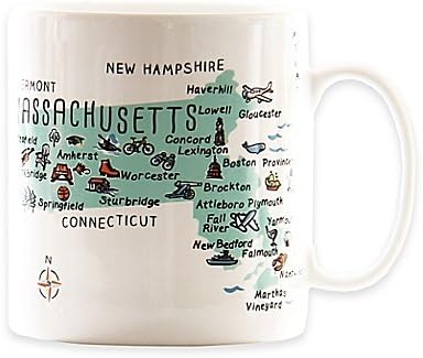 My Place "Massachusetts" Jumbo Mug
