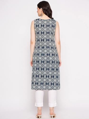 Image of PATLANI Women's Crepe Full Stitched Kurti.